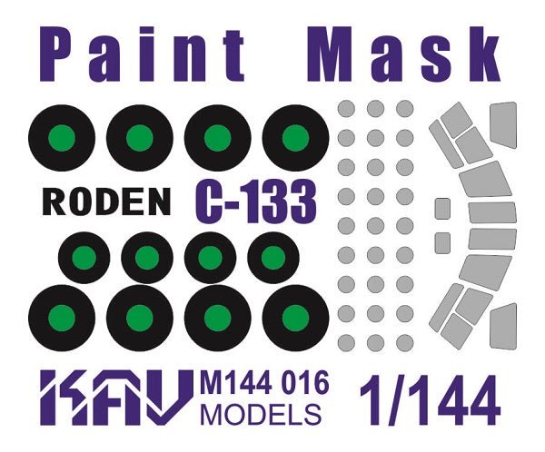 1/144 Douglas C - 133 (Roden) Painting mask kit - imodeller.store