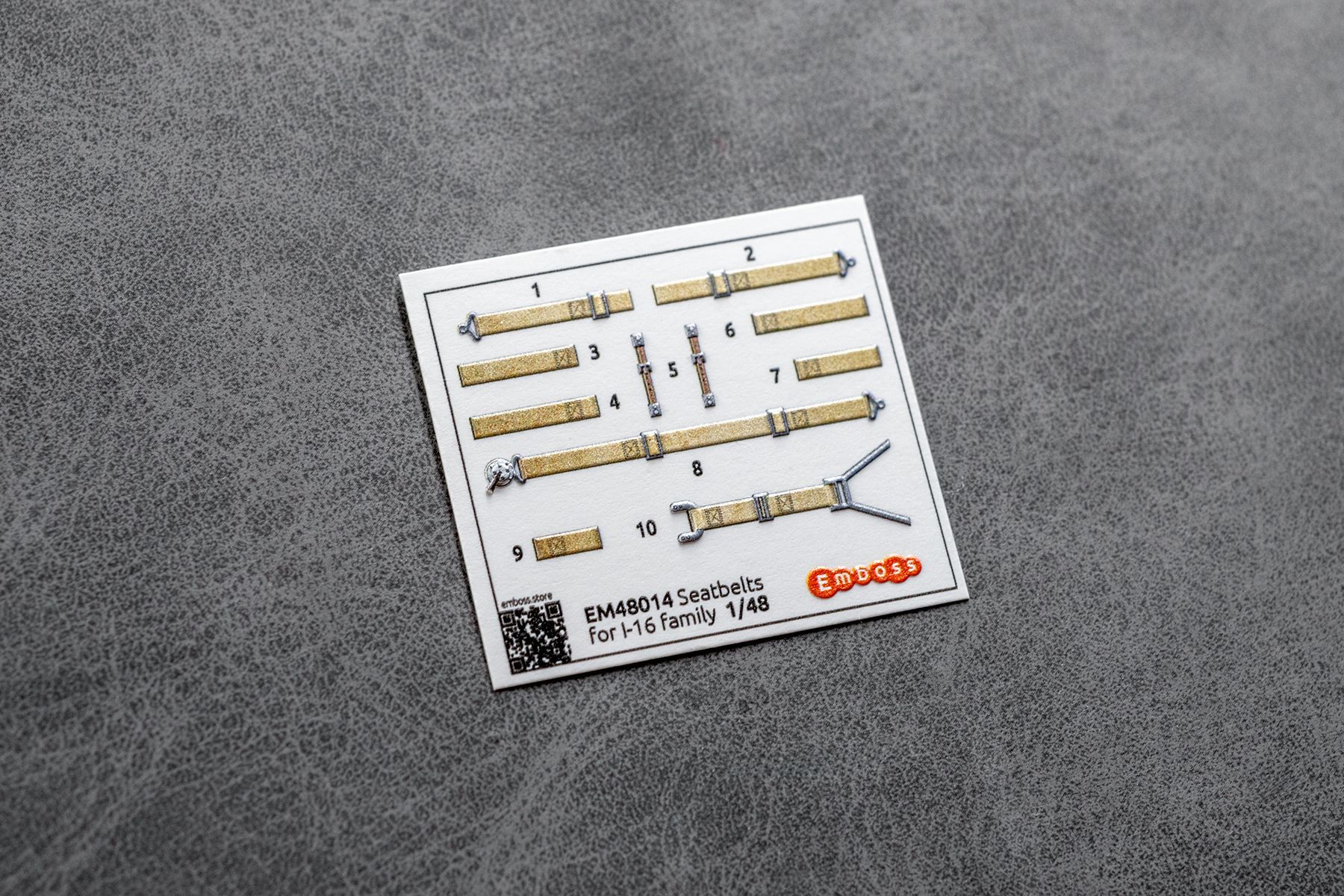 I-16 Type 5 cockpit details set for Zvezda 4832 1/48 (3D decal)