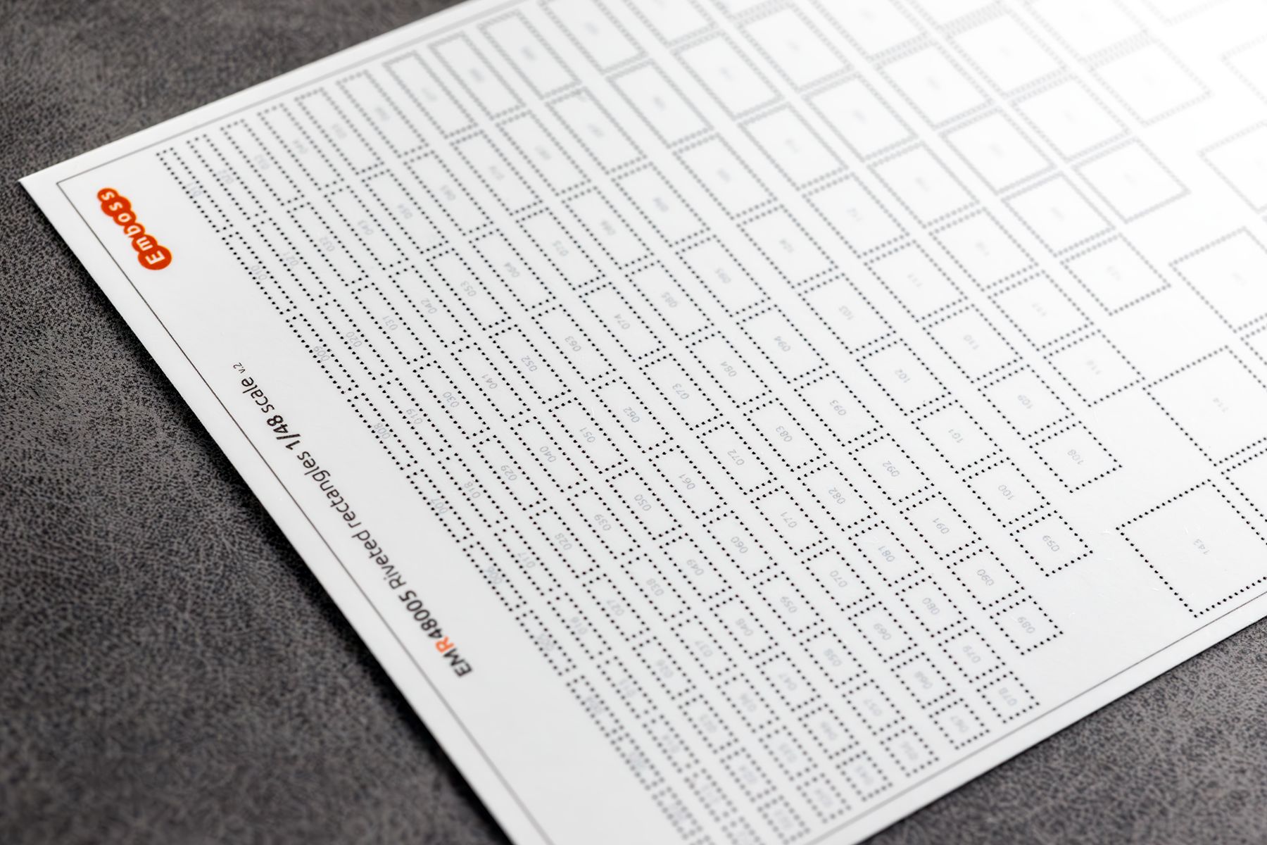 Riveted rectangles 1/48 (3D decal)