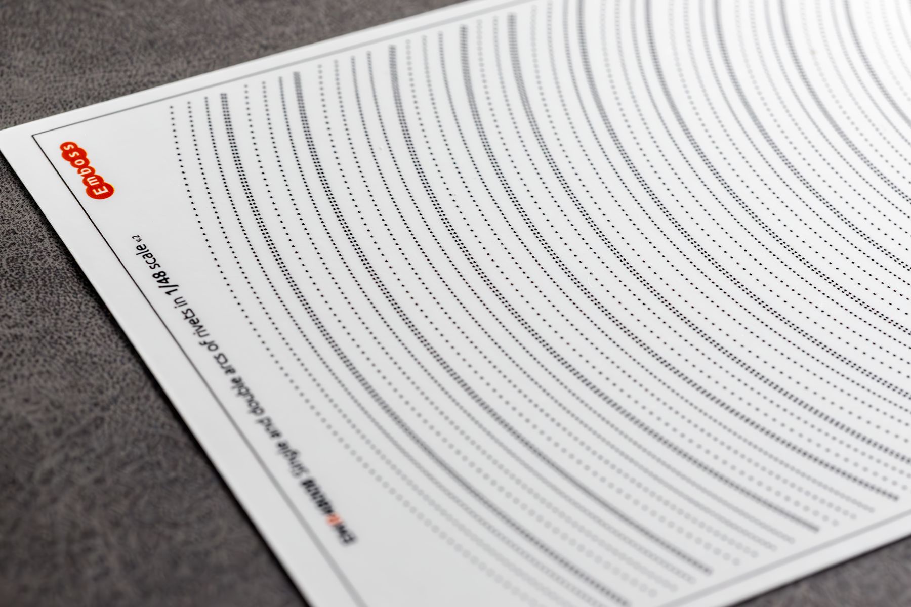Single and double arcs of rivets 1/48 (3D decal)