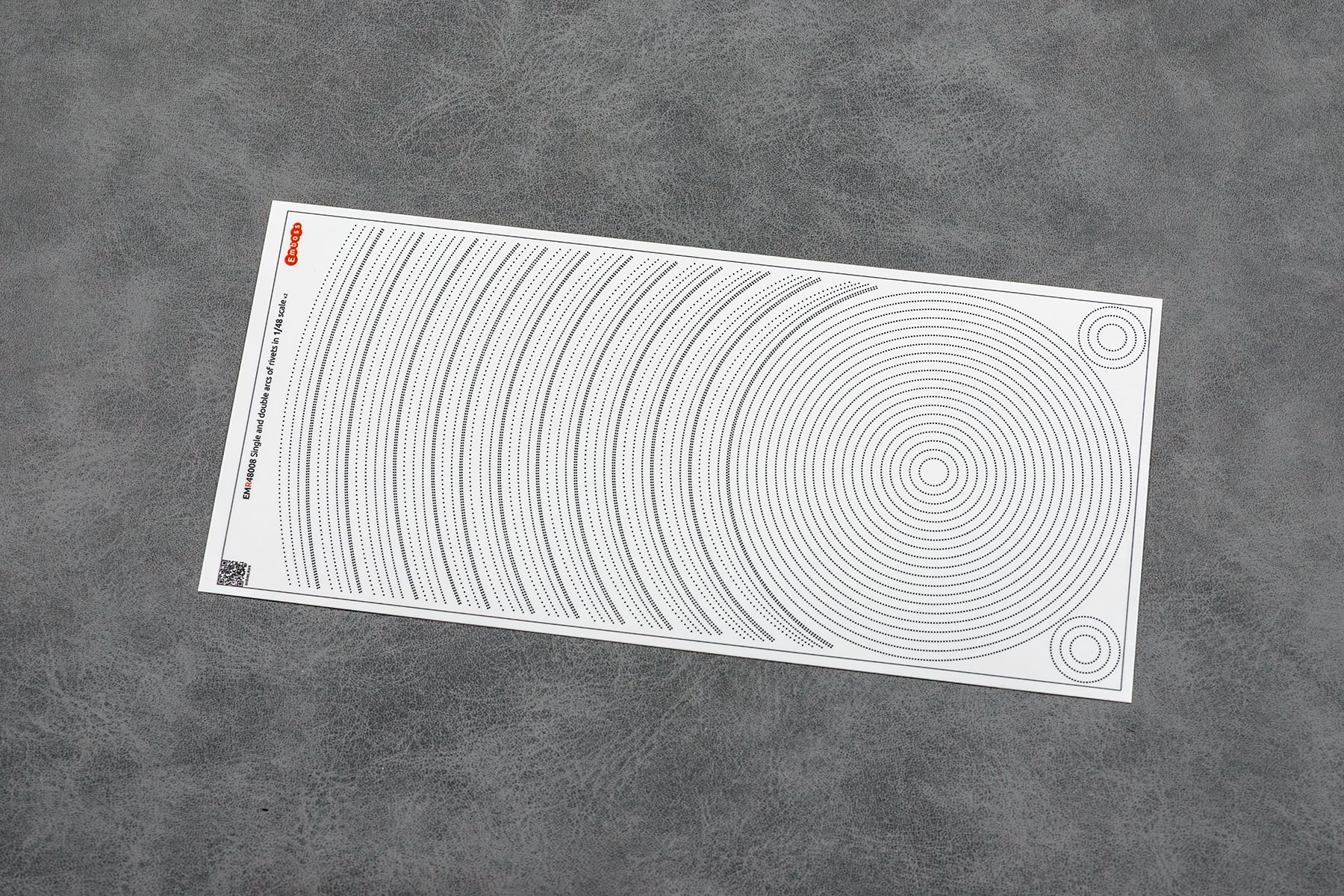 Single and double arcs of rivets 1/48 (3D decal)