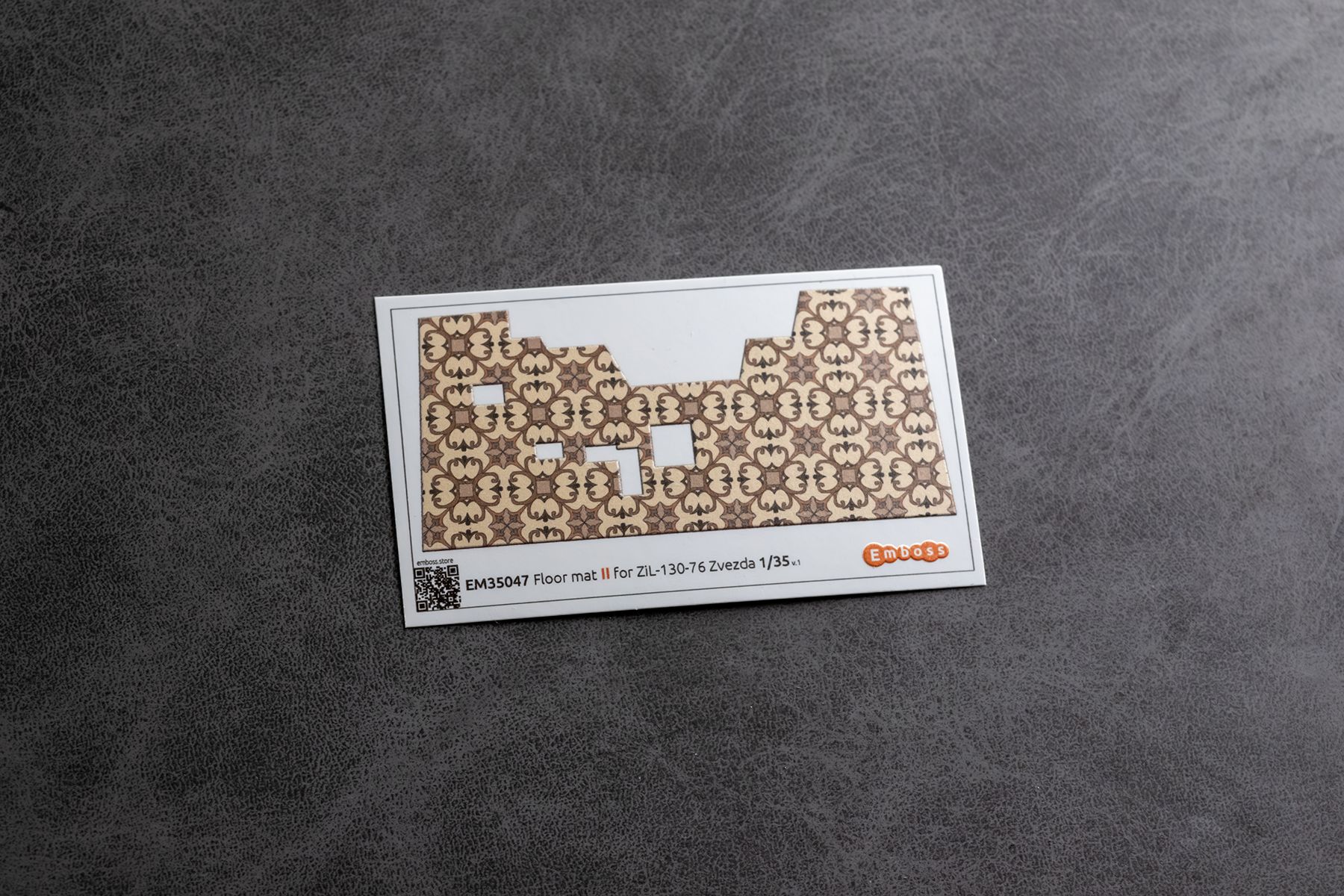 ZIL-130 Linoleum floor mat for Zvezda 1/35 (3D decal)