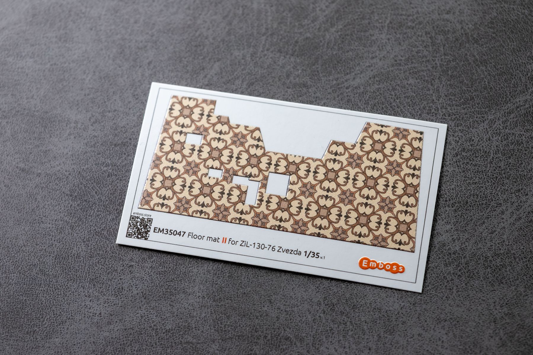 ZIL-130 Linoleum floor mat for Zvezda 1/35 (3D decal)