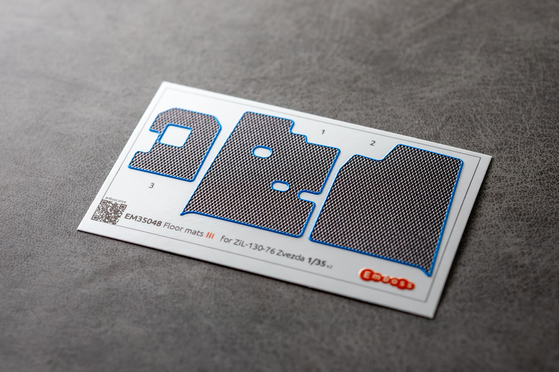 ZIL-130 EVA floor mats for Zvezda 1/35 (3D decal)