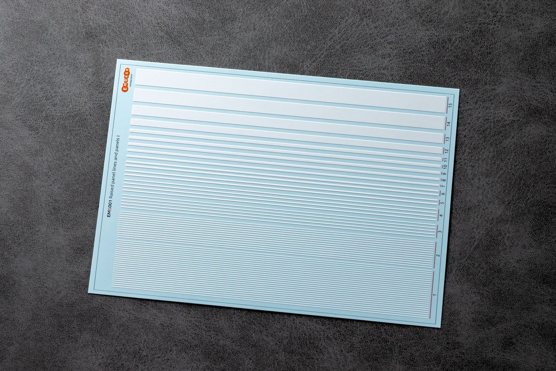 Surface details: raised panel lines I 1/48 (3D decal)