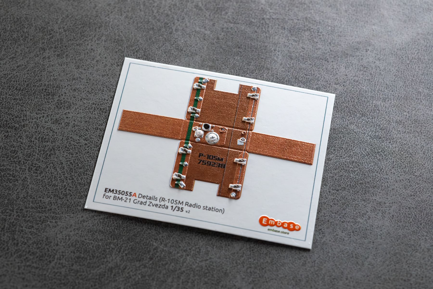 BM - 21 "Grad" Relief parts for the Zvezda model 1/35 (3D decal) EM35055 - imodeller.store