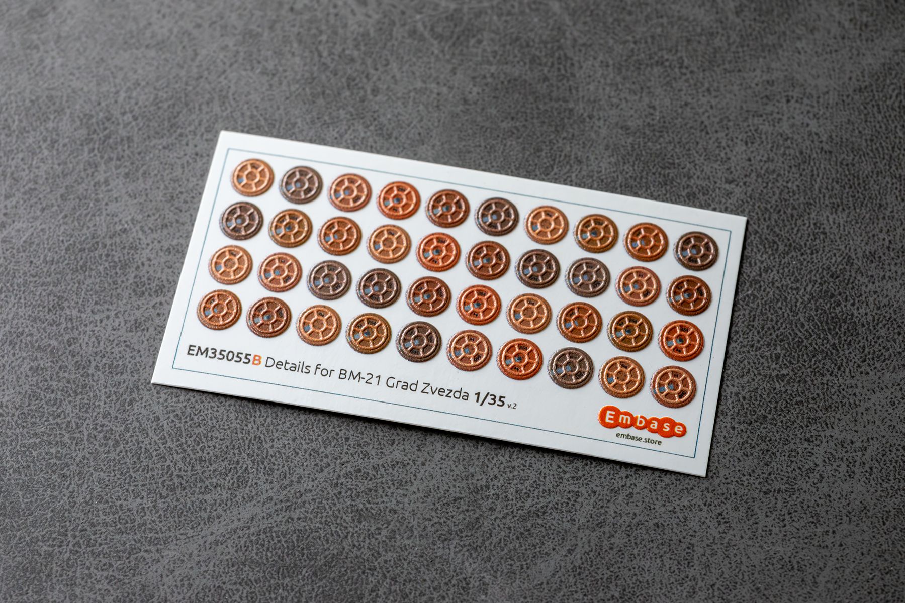 COMBO BM - 21 Grad details set for Zvezda 5051 1/35 (3D decal) - imodeller.store