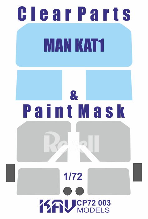 Glazing for MAN KAT1 (Revell) - imodeller.store