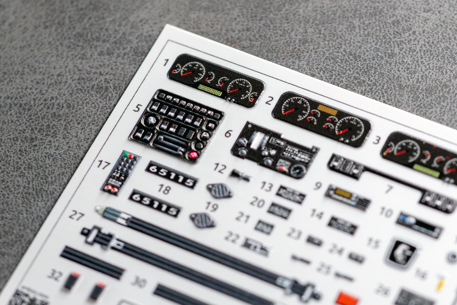 KAMAZ 65115 Details for Zvezda 3650 1/35 (3D decal) - imodeller.store