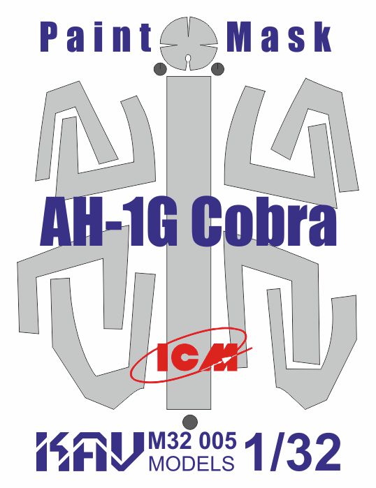 Paint Mask for AH-1G Cobra (ICM)