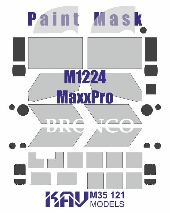 1/35 Painting mask for M1224 MaxxPro (Bronco)