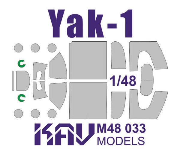 Paint mask for Yak-1 (Accurate/The Modeler)