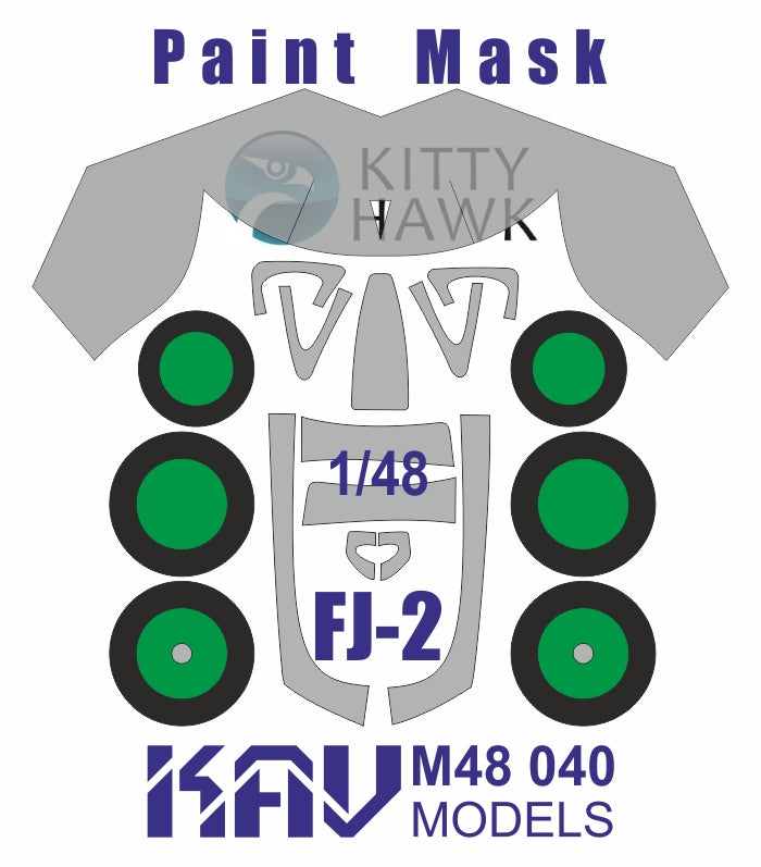 Paint mask for FJ-2 (Kitty Hawk)