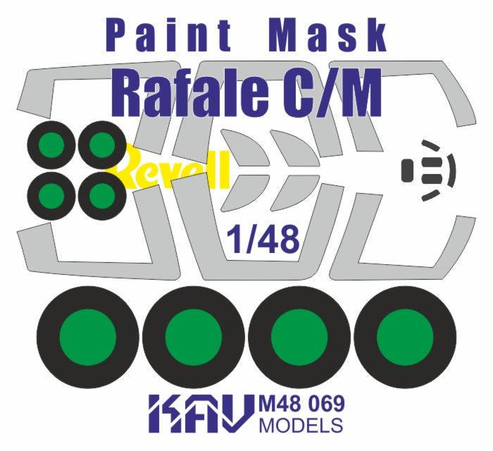 1/48 Paint mask for Rafale C/M (Revell)