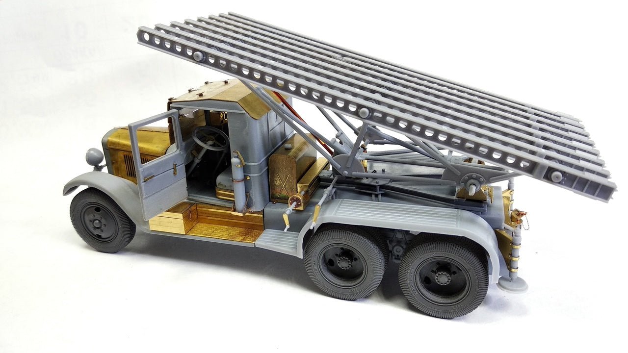MD035603 Microdesign BM - 13 on ZiS - 6 Platform & Launcher Photo - Etch Set 1/35 - imodeller.store