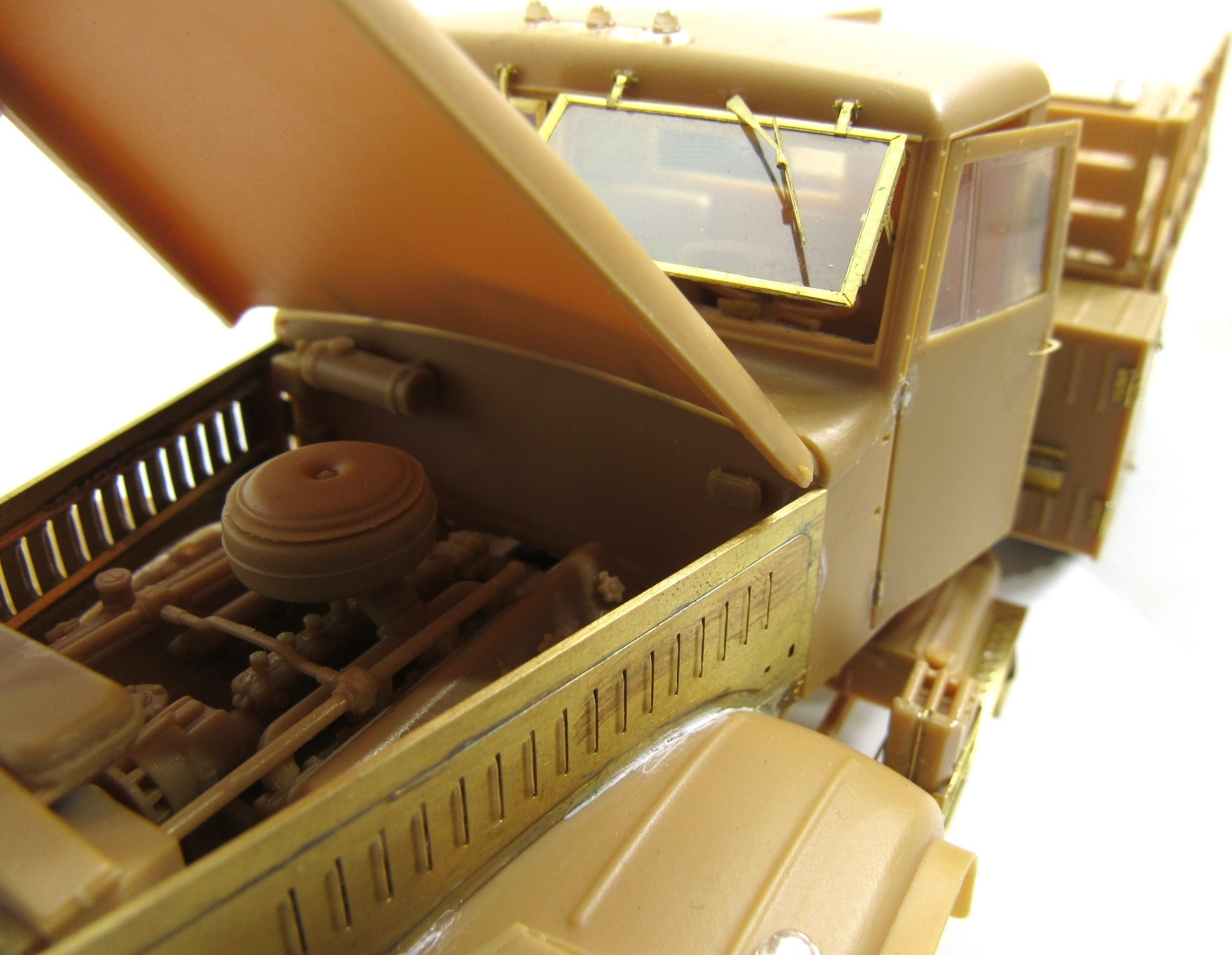 MD035606 Microdesign KrAZ - 255B Cabin Photo - Etch Set 1/35 for Hobby Boss - imodeller.store