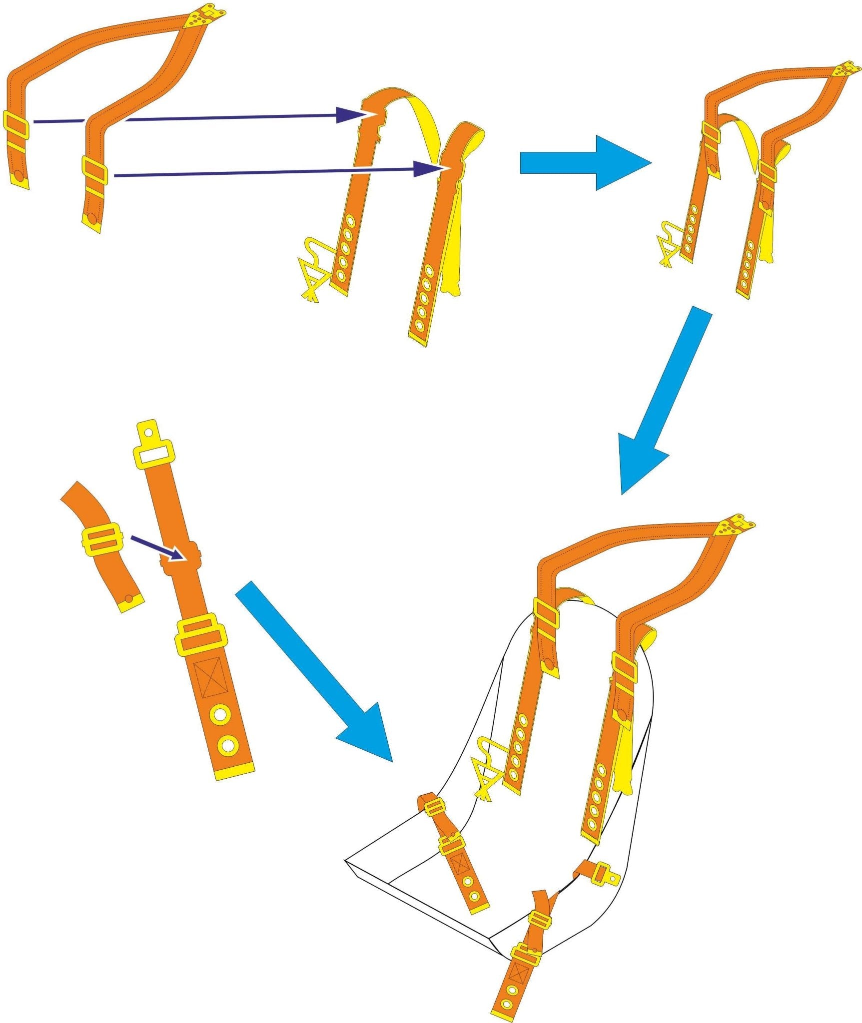 MD072242 Microdesign RAF WWII Seatbelts Photo - Etch Set 1/72 - imodeller.store