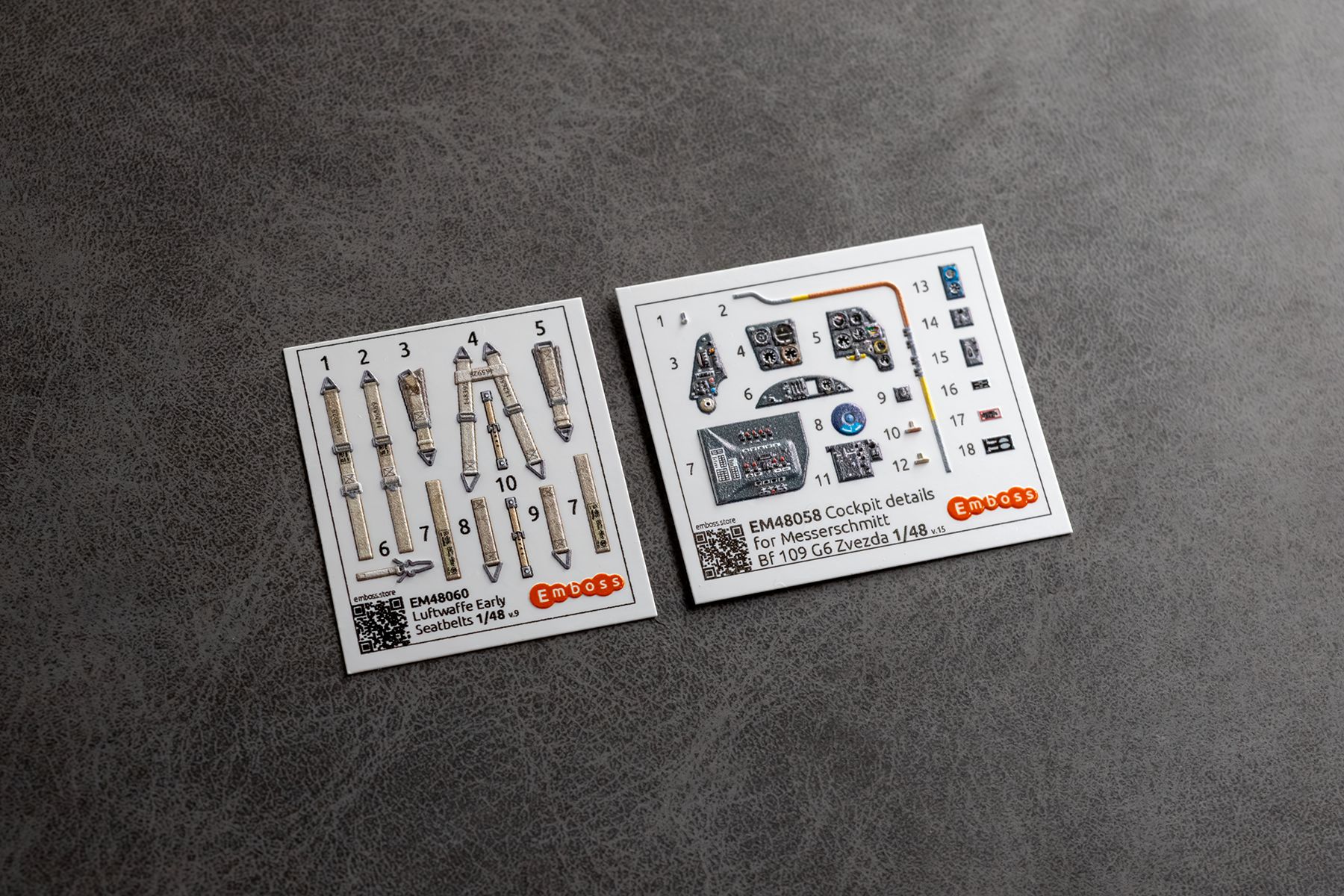 Messerschmitt Bf 109 G - 6 Cockpit details for Zvezda 1/48 (3D decal) - imodeller.store