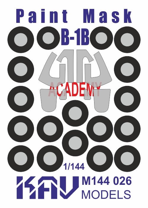 Paint mask for B - 1B Lancer (Academy) - imodeller.store