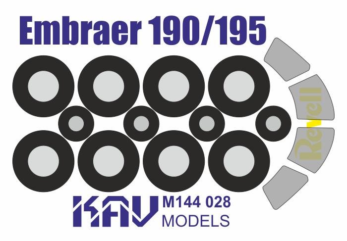 Paint mask for Embraer 190/195 (Revell) - imodeller.store