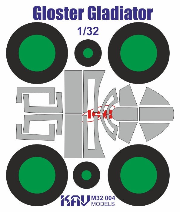 Paint Mask for Gloster Gladiator (ICM/Revell) - imodeller.store