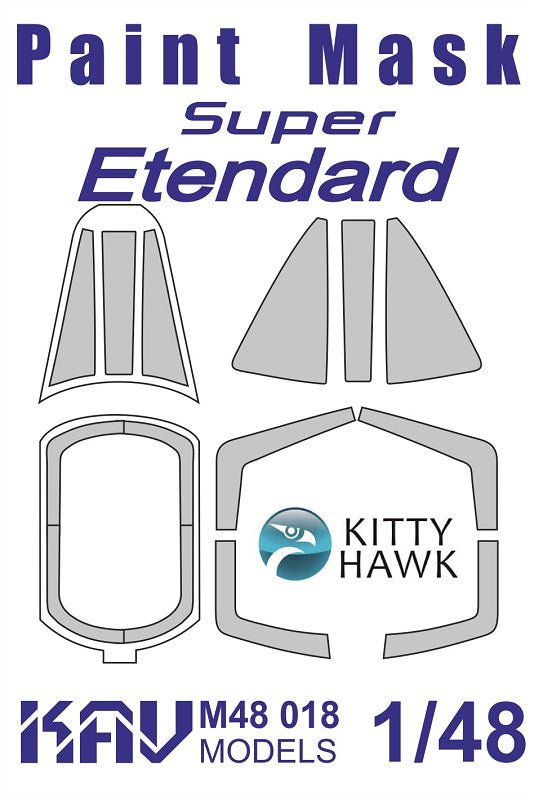 Paint mask for Super Etendard (Kitty Hawk) - imodeller.store