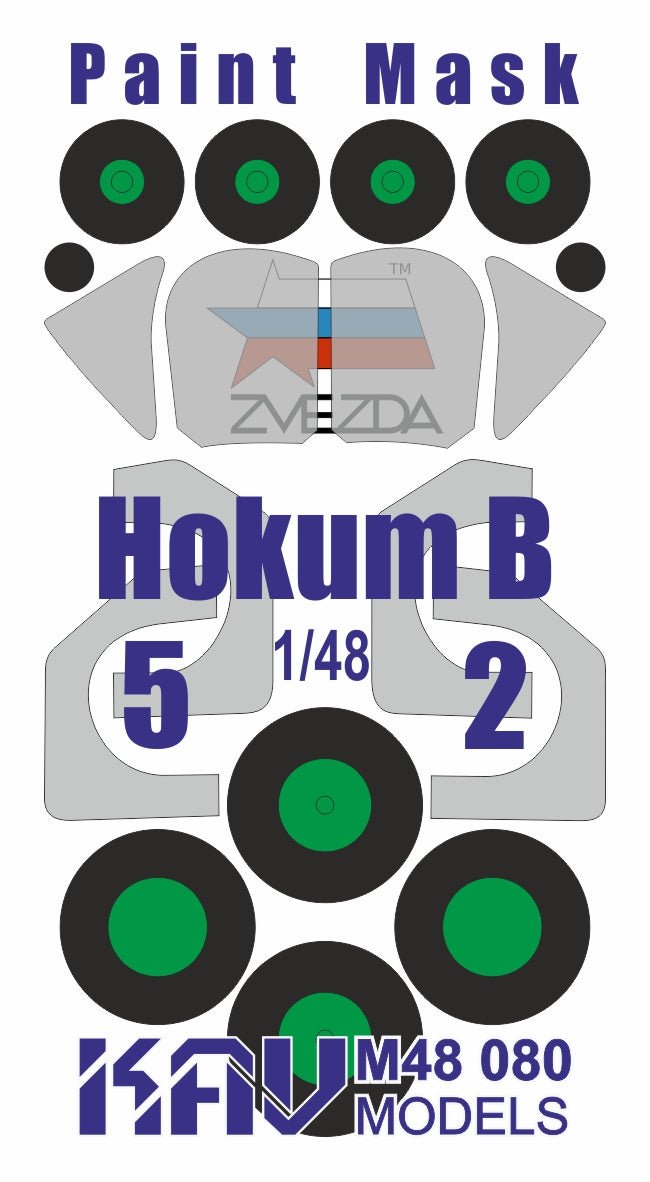 paint mask for the Ka - 52 Hokum B (Zvezda) - imodeller.store