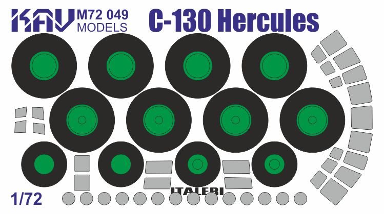 Painting mask for C - 130 Hercules (Italeri) - imodeller.store