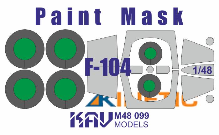 Painting mask for F - 104 (Kinetic) - imodeller.store