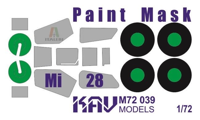 Painting mask for Havoc - 28 (Italeri) - imodeller.store