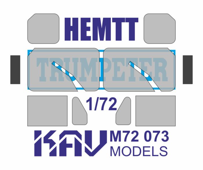 Painting mask for HEMTT (Trumpeter) - imodeller.store