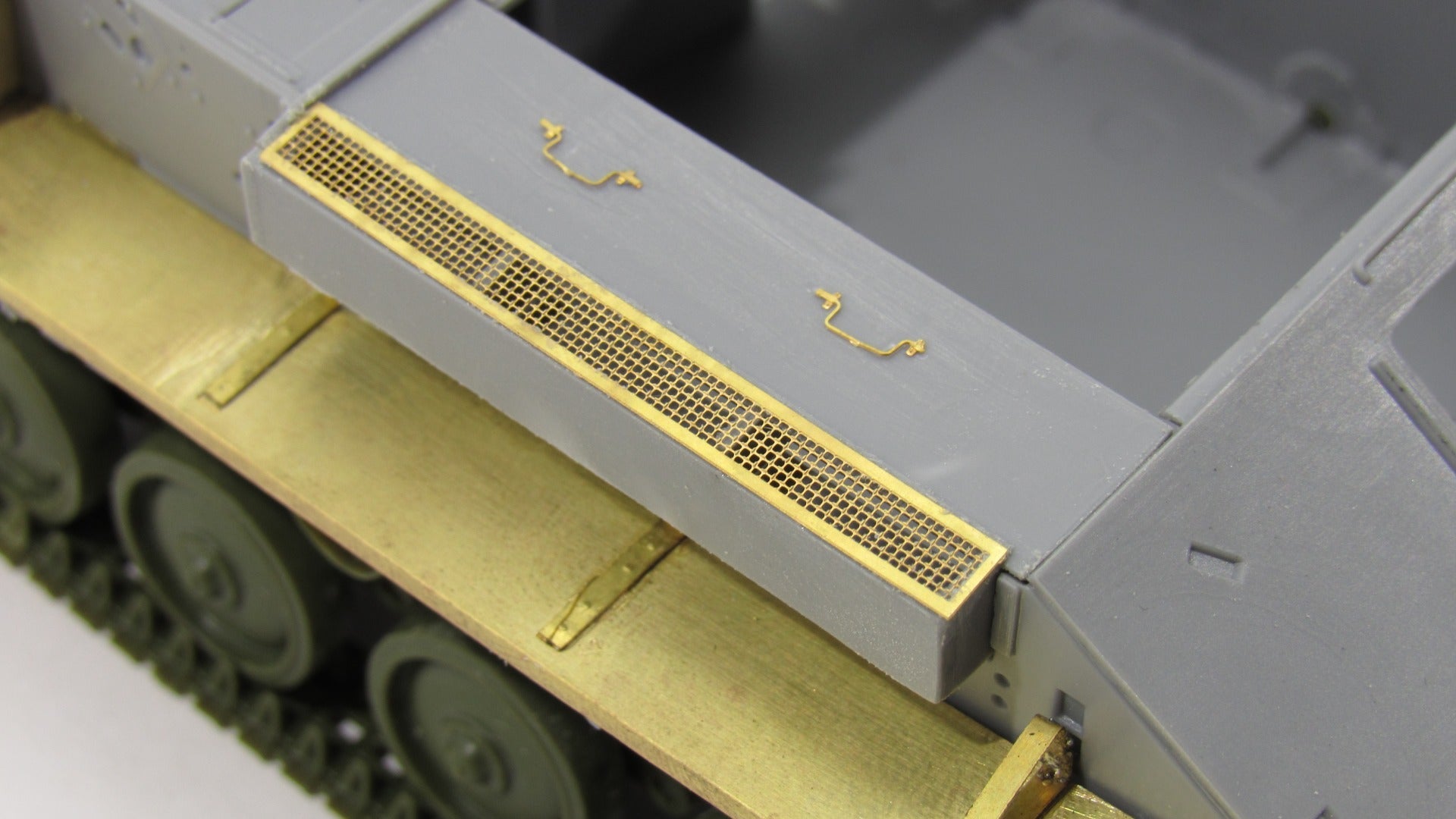 Photo - etched detail set for Russian tank SU - 76 fenders (Zvezda) - imodeller.store