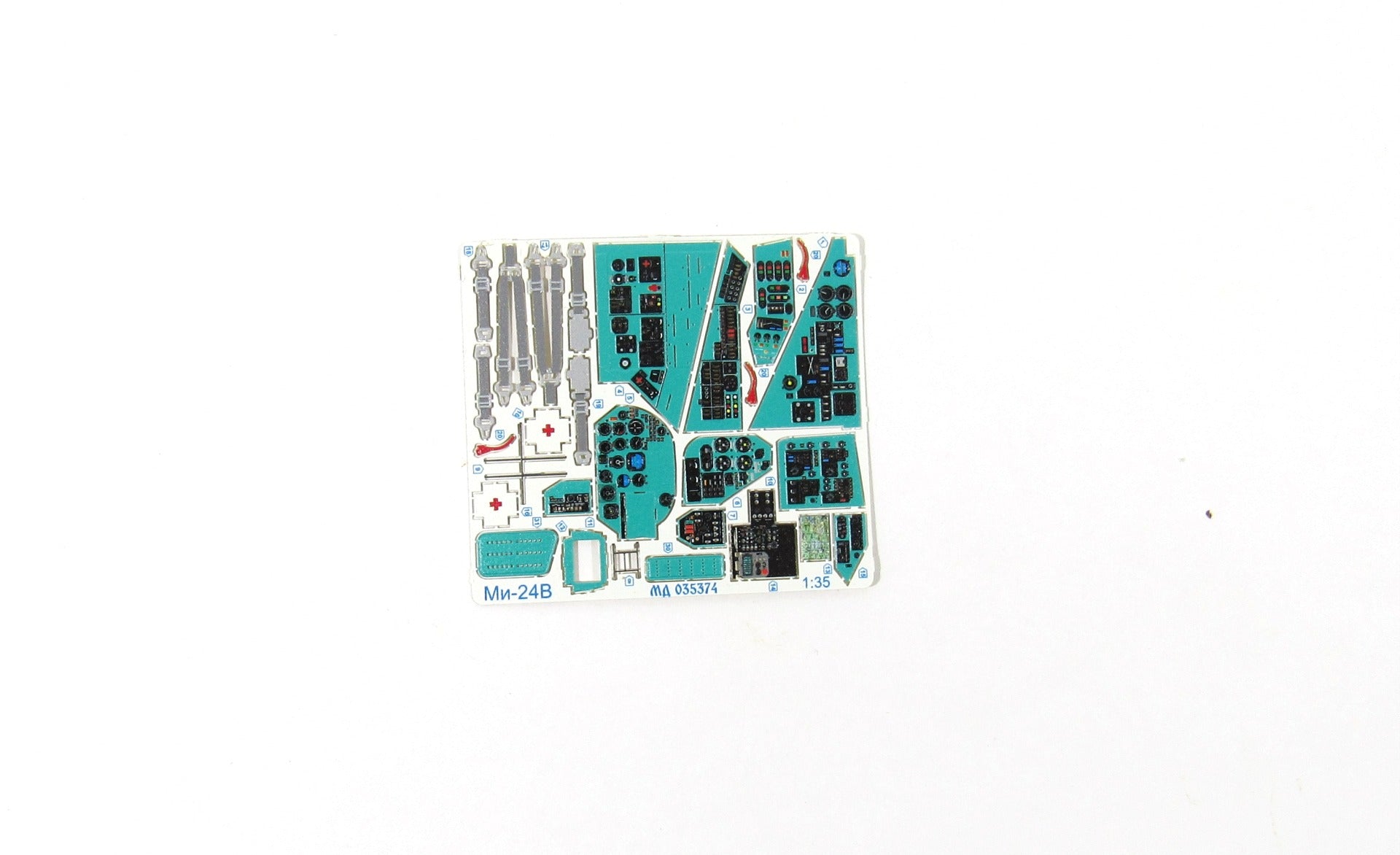 Photo-etched detailing cabin set for Mi-24 by "Trumpeter" 05103, 1:35 - imodeller.store