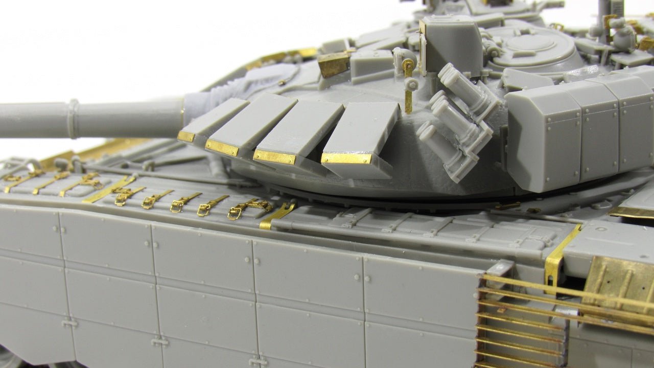 Photo - etched set Box locks ZIP for T - 72/T - 90 tank (Trumpeter) - imodeller.store