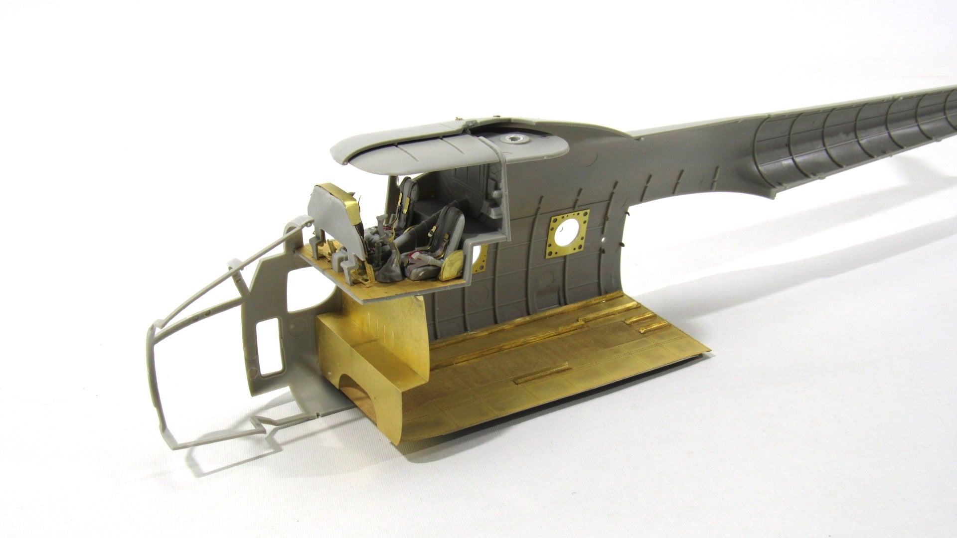 Photo etched set of Mi - 4 amphibious transport compartment (Trumpeter) - imodeller.store