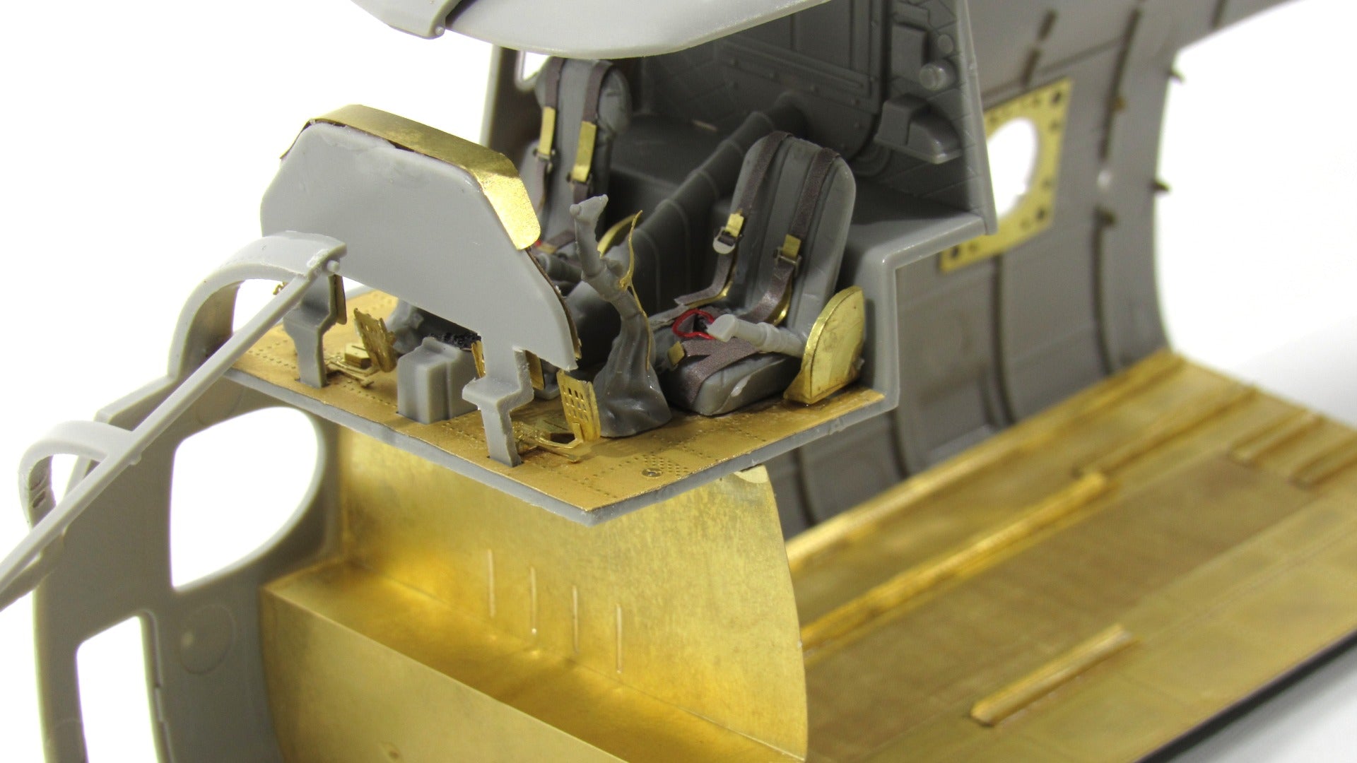 Photo etched set of Mi - 4 amphibious transport compartment (Trumpeter) - imodeller.store