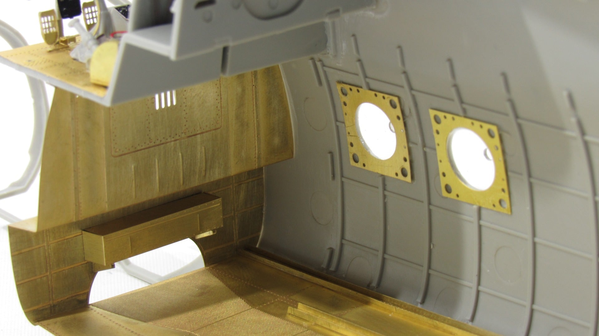 Photo etched set of Mi - 4 amphibious transport compartment (Trumpeter) - imodeller.store