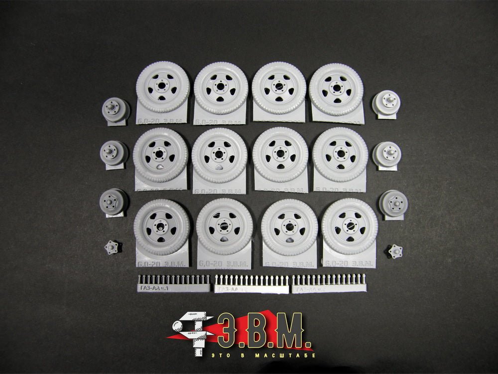 RS35091 E.V.M. 1/35 Wheels for GAZ - AAA & BA - 3/6/10 - imodeller.store