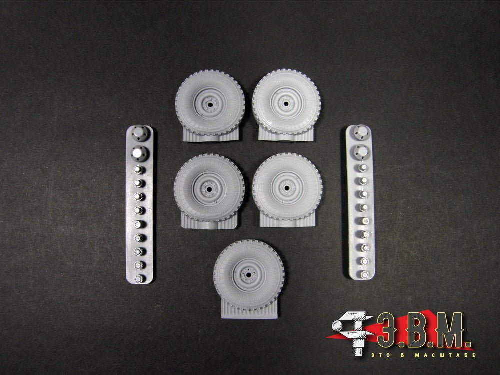 RS35093 E.V.M. 1/35 Wheels for UAZ Vehicle - imodeller.store