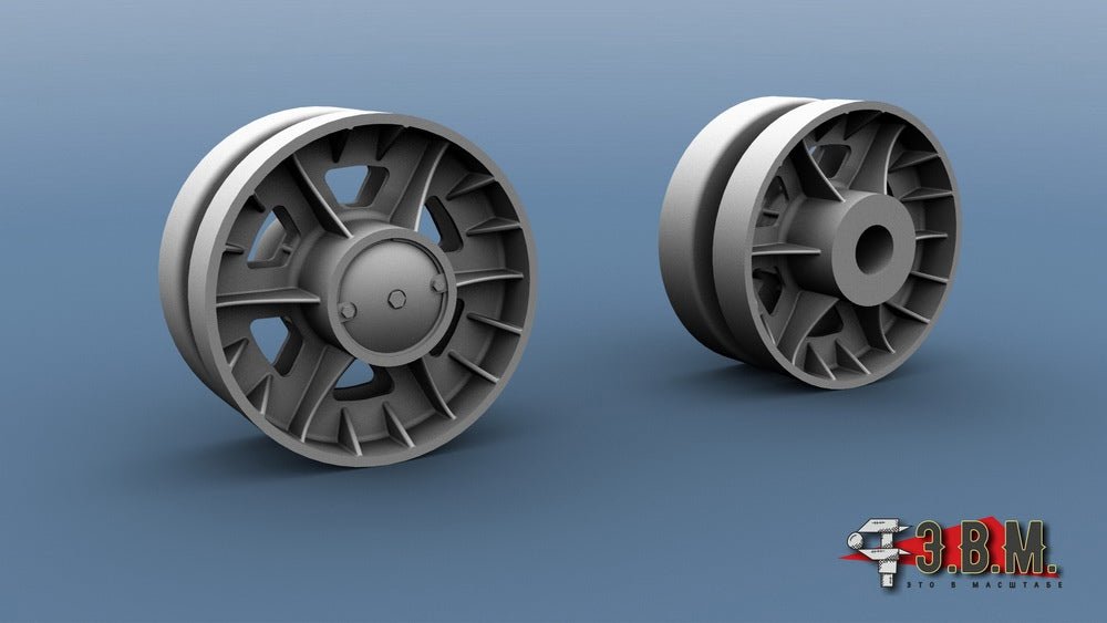 RS35130 E.V.M. 1/35 Early Lightened Road Wheels for KV - 1 - imodeller.store