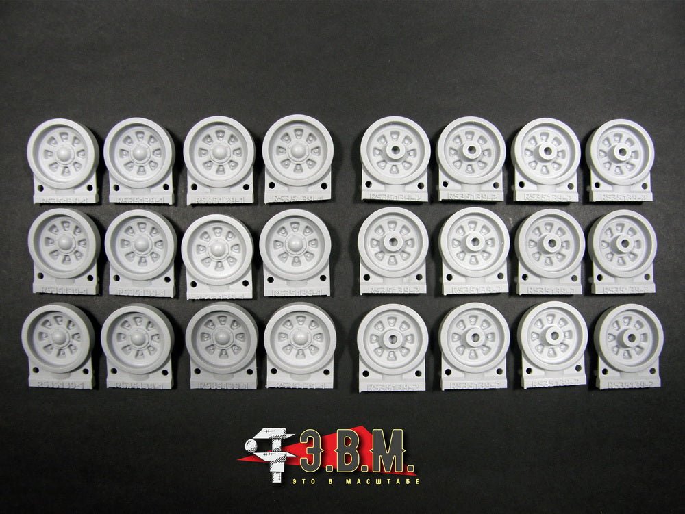 RS35139 E.V.M. 1/35 Early Road Wheels for T - 72 - imodeller.store