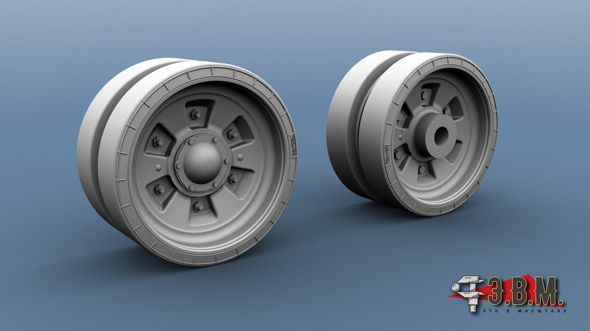 RS35140 E.V.M. 1/35 Road Wheels Set T - 72 - imodeller.store