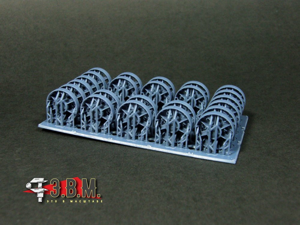 RS35142 E.V.M. 1/35 3D Printed Road Wheels KV - 1 (ChKZ, lightened) - imodeller.store