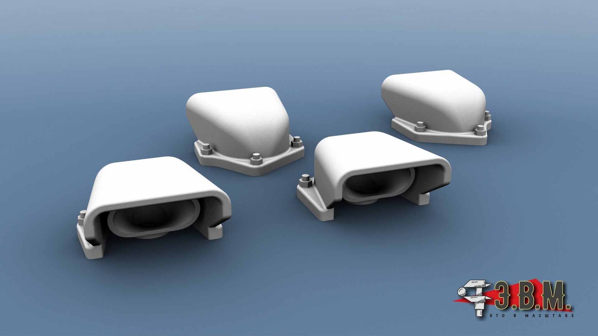 RS35149 E.V.M. 1/35 Armored Exhaust Pipes KV - 85 / SU - 152 / KV - 1S (Late) - imodeller.store