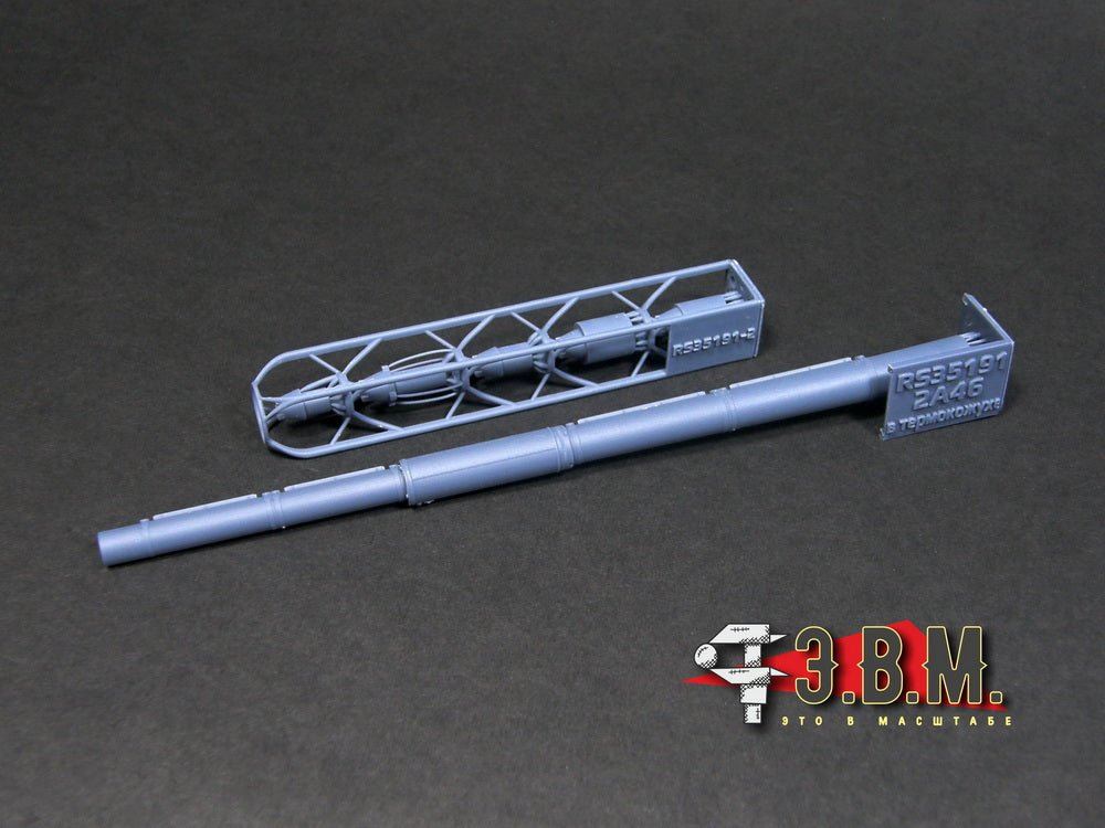RS35191 E.V.M. 1/35 One - piece Printed Tank Gun 2A46 with Shroud - imodeller.store