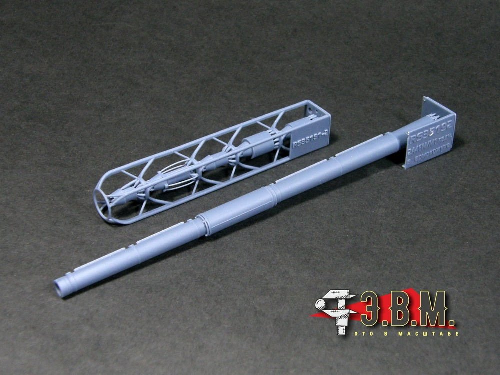 RS35192 E.V.M. 1/35 3D Printed Tank Gun Barrel for 2A46M/M1 - imodeller.store