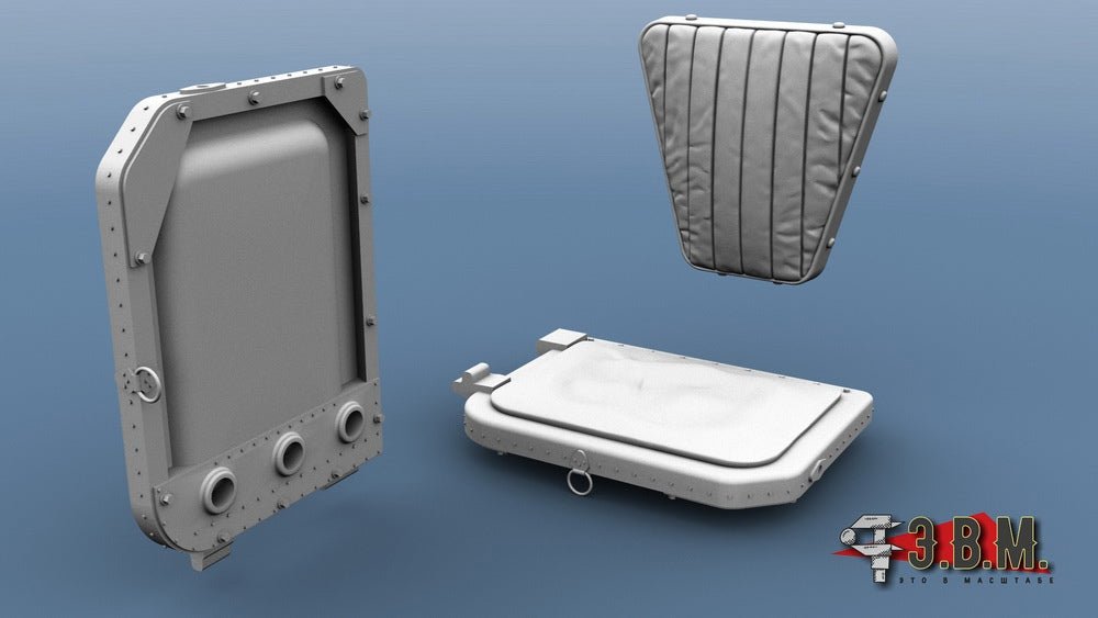 RS48047 E.V.M. 1/48 Crew Seats (Military Variant) for Mil Mi - 8 (Zvezda) - imodeller.store