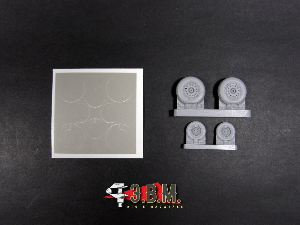 RS48065 E.V.M. 1/48 Landing Gear Wheels for MiG - 29K/KUB & MiG - 35 - imodeller.store