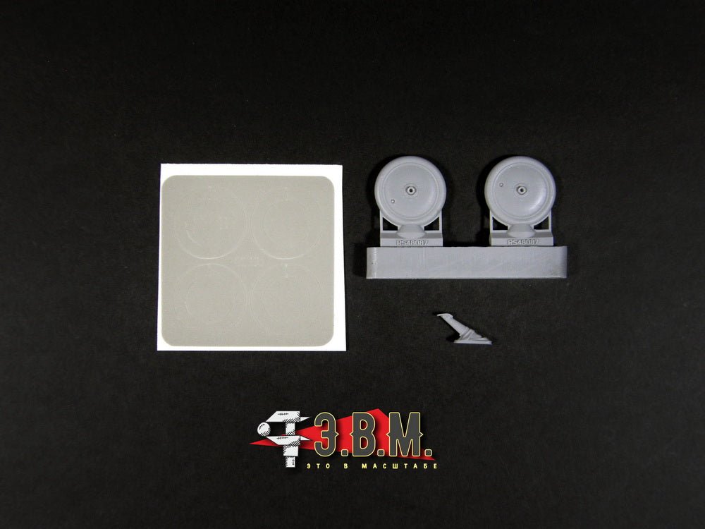 RS48087 E.V.M. 1:48 Landing Gear Wheels (Early Type) for Polikarpov I - 16 - imodeller.store