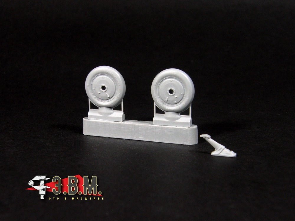 RS48088 E.V.M. 1:48 3D Printed Landing Gear Wheels for Polikarpov I - 16 (Late Type) - imodeller.store